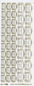 Voorbeeldkaarten stickervel wit/goud 3011 (Locatie: c061)