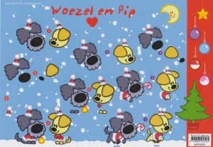 Woezel en Pip knipvel kerstmis WP10003 (Locatie: 2352)