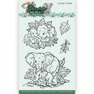 Yvonne Creations Clear Stamp olifant YCCS10078 (Locatie: i285)