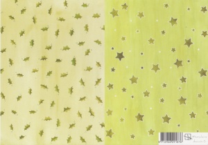 Achtergrondpapier Marjoleine Hulst/Sterren dessin 6 (Locatie: 2568)