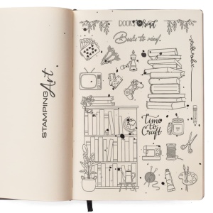 Ciao Bella Clear Stamp, 15cm x 20cm, Bullet Journal Craft & Hobbies, PS8013 (Locatie:) - Img 2