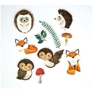 Craft Consortium, Over the Hedge, houten figuren, 10 stuks, CCWDNS001 - Img 2