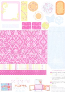 Deja-Views Fold out Album D-208/Scrapbook vouwkarton - Img 3