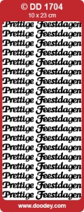 Doodey stickervel prettige feestdagen multicolor DD1704 (Locatie: f116) - Img 2
