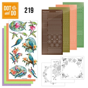 Dot and Do 219 Amy Design - Colourful Feathers DODO219