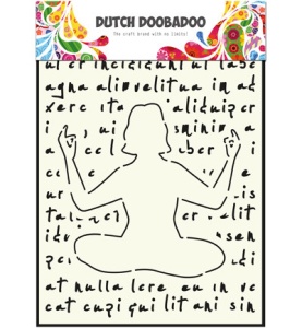 Dutch Doobadoo stencil A4 Yoga 470715804 (Locatie: 1624)