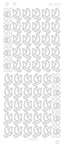 Find It stickervel glanzend goud huwelijk CD3083 (Locatie: u101)