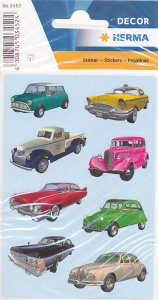 Herma stickers auto's 3 vel 3452 (Locatie: HE032)