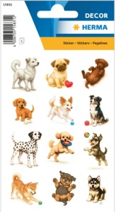 Herma stickers honden 3 vel 15831 (Locatie: HE064)