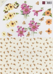 Marianne Design knipvel bloemen MB0089 (Locatie: 2251)