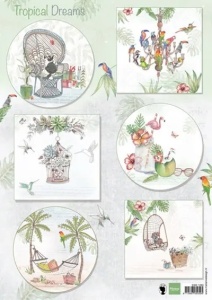 Marianne Design knipvel tropical Dreams EWK1260 (Locatie: 2814)