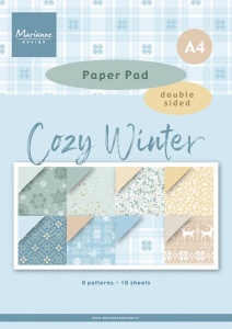 Marianne Design Paper Pad A4 Cozy Winter PK9212
