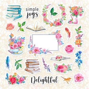 Memory Place Die Cut Pieces Delightful MP-6135 (Locatie: 4640) - Img 2