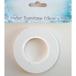 Nellie's Choice foamtape 2 mtr x 8 mm x 1 mm dik