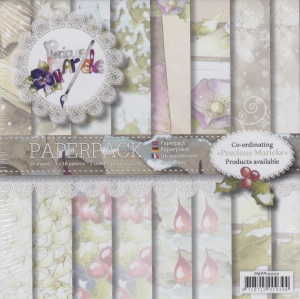 Precious Marieke, Paperpack, 15.2 x 15.2 cm, 24 vel 16 designs, PMPP10002