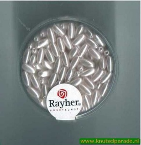 Rayher kralen wachsoliven roze 6x3 mm nr. 16 474 16