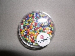 Rayher rocailles 2 mm assortiment 17 gr. 1406249 (Locatie: K3)
