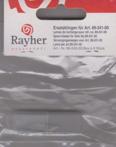 Rayher vervangingsmesjes 6 stuks 8924200 (Locatie: k1)