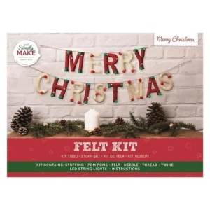 Simply Make Kit Merry Christmas Light Up DSM106126