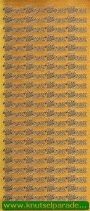 Starform sticker goud menu 151 (Locatie: T154) - Img 2