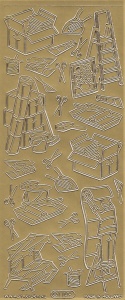 Starform stickervel verhuizing goud nr. 1109 (Locatie: B178) - Img 2
