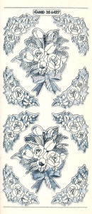 Sticker transparant zilver MD356427 (Locatie: Z044)