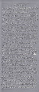 Stickervel zilver Jahre Verheiratet DD3179 (Locatie: A021 ) - Img 2