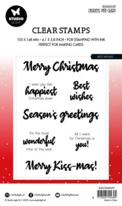 Studio Light Clear Stamps Best Wishes BL-ES-STAMP491 (Locatie: bb006) - Img 2