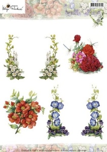 Studio Martare knipvel bloemen CD10698 (Locatie: 1227)