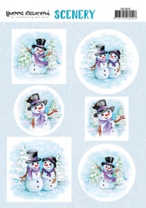 Yvonne Creations stansvel winter CDS10016 (Locatie: 1550)