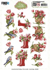 Amy Design stansvel tulpen SB10995 (Locatie; 1343)