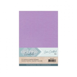 Card Deco linnen karton A5 lila, 10 vel LKK-A517