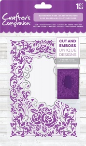Crafter's Companion snij- en embosfolder Blossoming Rose CC-CEF5-BLR (Locatie: M034)