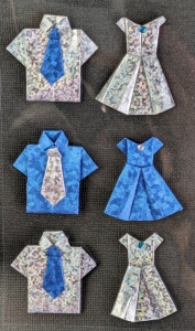 Handmade origami stickers, holographic, 6 pieces, (Locatie: 1515) - Img 2