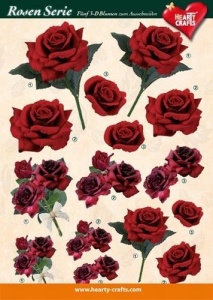 Hearty Crafts knipvel rozen 5 (Locatie: 4837)