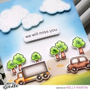 Heffy Doodle stempel en snijmal Home Sweet Home HFD0359 - Img 3