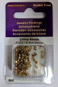 Hobby & Crafting Fun knijpkralen 100 stuks goudkleurig 12024-0012