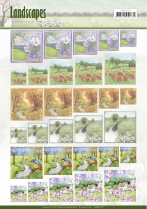 Jeanine's Art knipvel landschappen JAMIN10001 (Locatie: 2820)