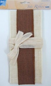 Joy Crafts jute ribbon set 6300 0503 (Locatie: k3)
