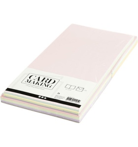 Kaarten en enveloppen 15 x 15 cm pastelkleuren 50 sets 23118 - Img 3