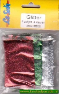 Le Suh glitter 4 kleuren 690131 (Locatie: K3)