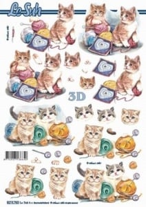 Le Suh Nouvelle 3D stappenvel Kittens 8215783 (Locatie: 0104)