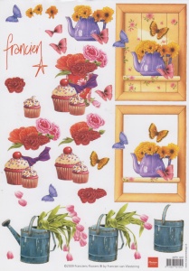 Marianne design knipvel bloemen 3DFK1237 (Locatie: 4730)