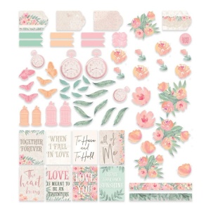 My Secret Love Diecut Ephemera Set (39pc) (Locatie: 1702)