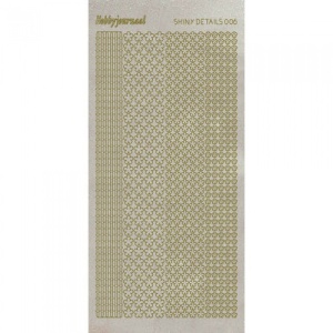 Shiny Details stickervel randjes glitter/goud SDS006TG (Locatie: u119)