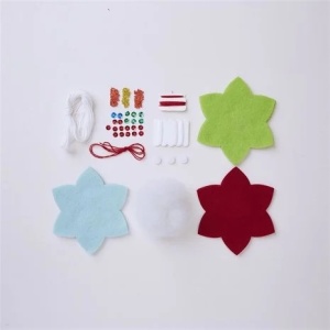 Simply Make Felt Kit Star Decorations, 3 stuks DSM106107 - Img 2