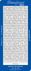 Starform sticker goud allerlei 445 (Locatie: F174)