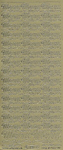 Starform sticker goud menu 150 (Locatie: T153) - Img 2