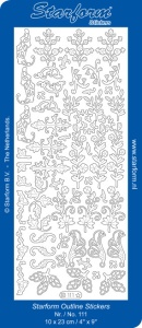 Starform sticker goud takjes 111 (Locatie: NN155 )