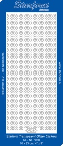 Starform stickervel glitter blauw 7038 (Locatie: A026) - Img 2